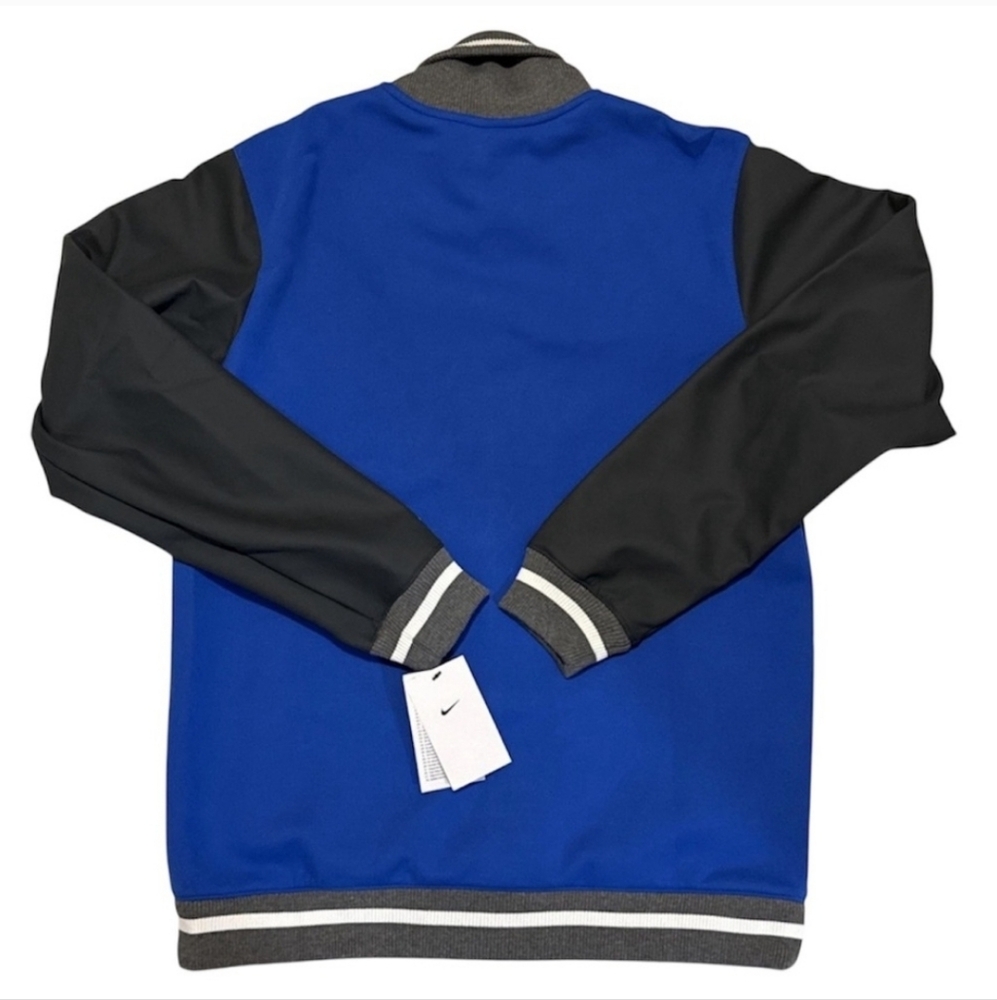 NWT Men's Nike Varsity Jacket in Blue and Black - Picture 7 of 10